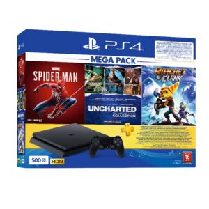 PLAYSTATION 4 500GB+5 GAME’S MEGA BUNDLE PLAYSTATION 4 500GB+5 GAME’S MEGA BUNDLE